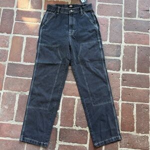 Dickies Madison loose fit double knee jeans black